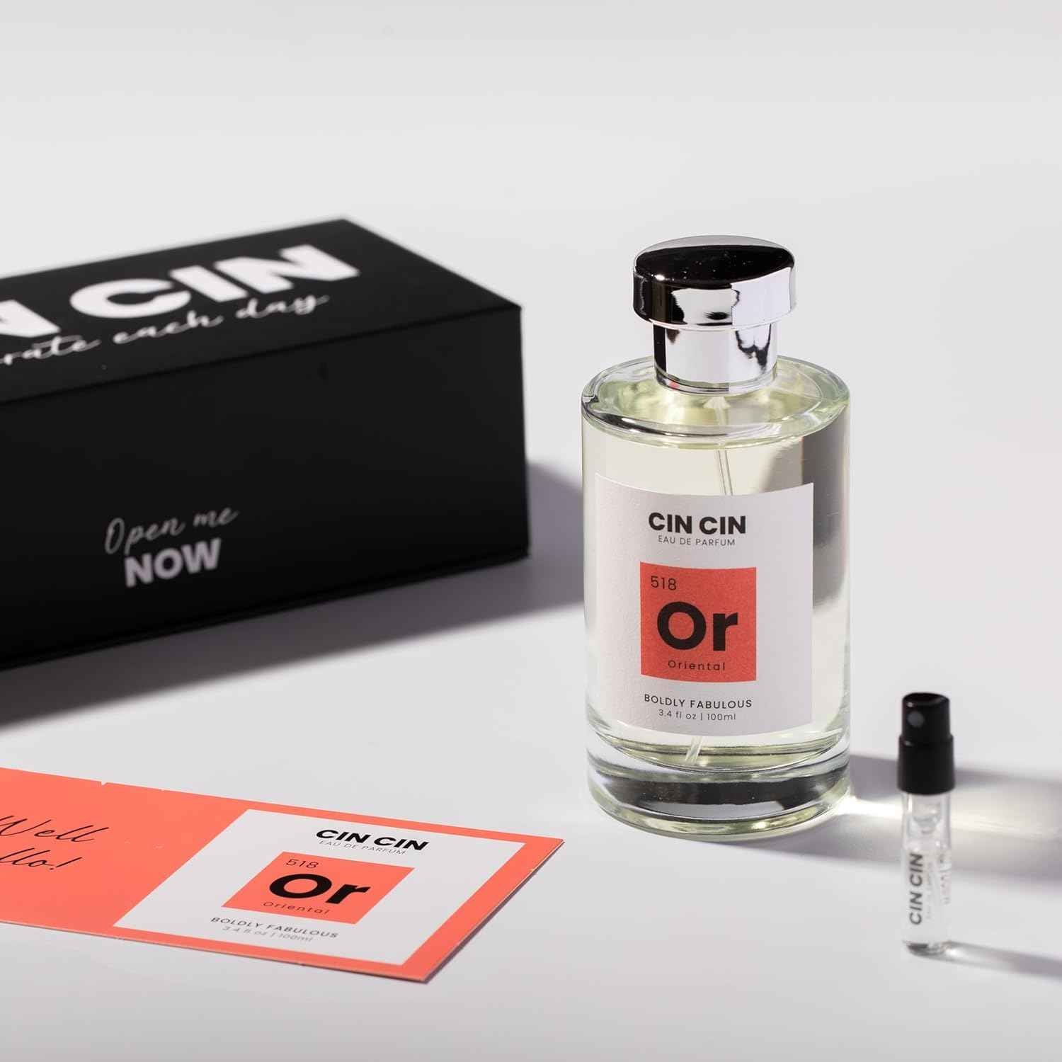 Cin Cin Noir Opium Perfume - Oriental 515 EDP 100ml Inspired by Y. Blk Opium - Paraben-Free, Concentrated, Long Lasting - Coffee, Jasmine, Orange Blossom & Vanilla Eau de Parfum Blend for Women & Men