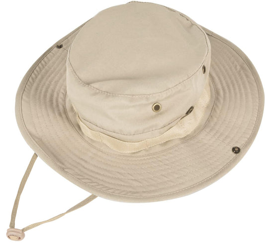 Sun Hats for Men Women Bucket Hat UPF 50+ Boonie Hat Foldable UV Protection Hiking Beach Fishing Summer Safari(1pack-Khaki)