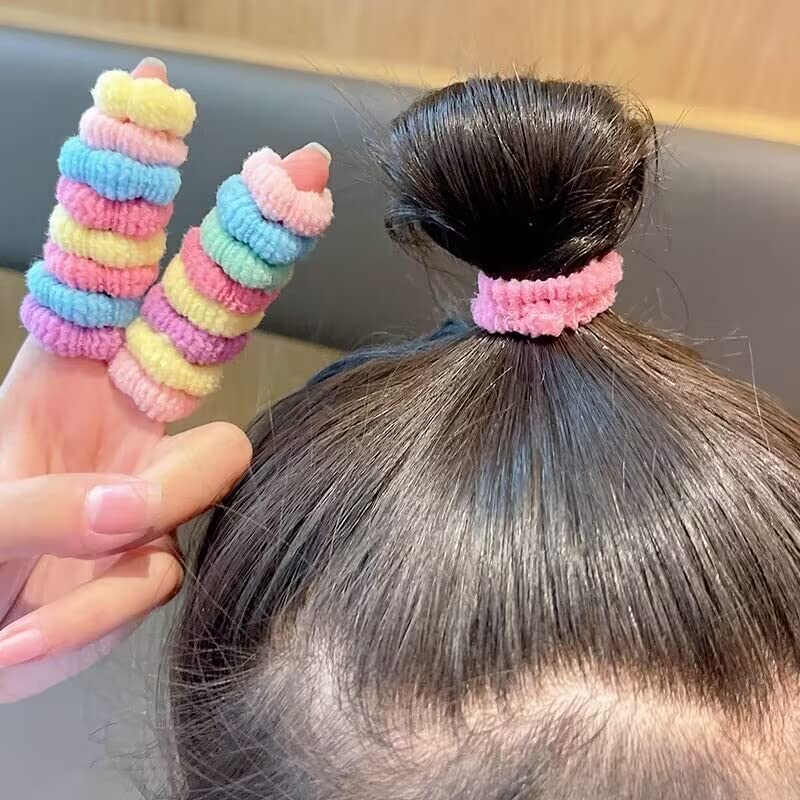 Baby Hair Ties 120pcs Soft Scrunchies No Damage