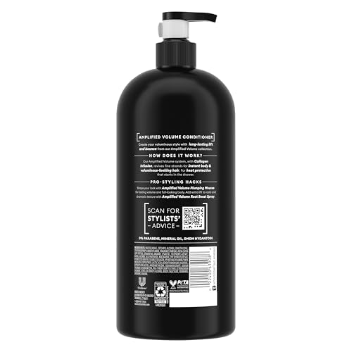 TRESemm? 24 Hour Volume Conditioner with Pump For Fine Hair Formulated With Pro Style Technology 39 Fl Oz