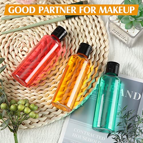Nuenen 50 Pcs 3.4 oz TSA Approved Travel Bottles with Flip Cap