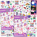 Hello Kitty Temporary Tattoo Set - Bundle with 90+ Hello Kitty and Friends Temporary Tattoos Plus Stickers, More | Sanrio Party Favor Supplies for Kids, Girls