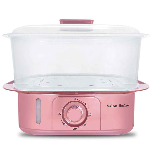 Salon Señor Pink Towel Steamer with Quickly Heating in 5 Mins Auto Off Timer Spa Towel Steamer for Personal Use at Home