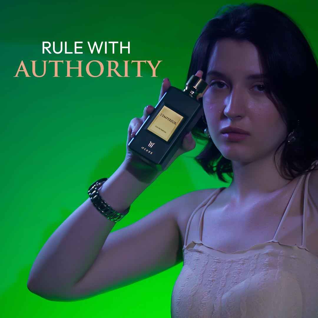 Merve L’Empereur Premium Long Lasting Fragrance Luxury Scent For Unisex | Citrus, Gourmand, Woody | Last All Day | 3.4 Ounces