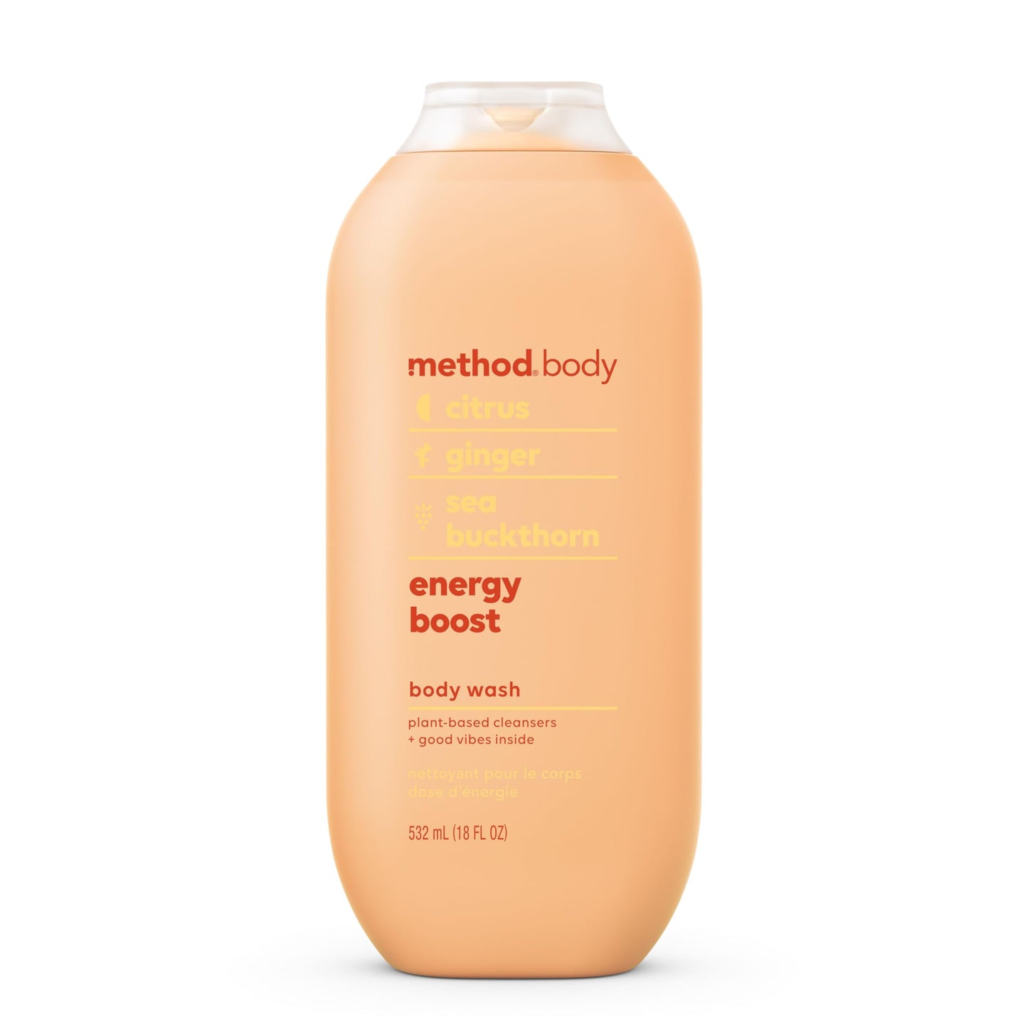 Method Body Wash Simply Nourish Paraben Free 18 oz (1) + Energy Boost Paraben Free 18 oz (1)