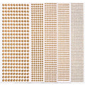 Self Adhesive Face Gems Rhinestone Stickers 5 Sheets