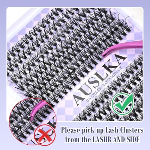 30D+40D Cluster Lashes Kit with Bond & Tweezers