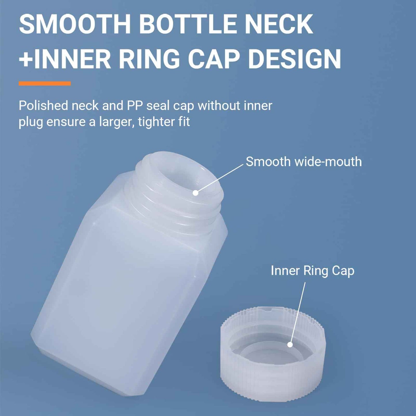 UMETASS 1oz/30ml Leak Proof Plastic Bottles with Caps for Liquids Sample, Reusable Small Bottles Containers for Travel, Camping and Hiking (Translucent, 10 Pcs)