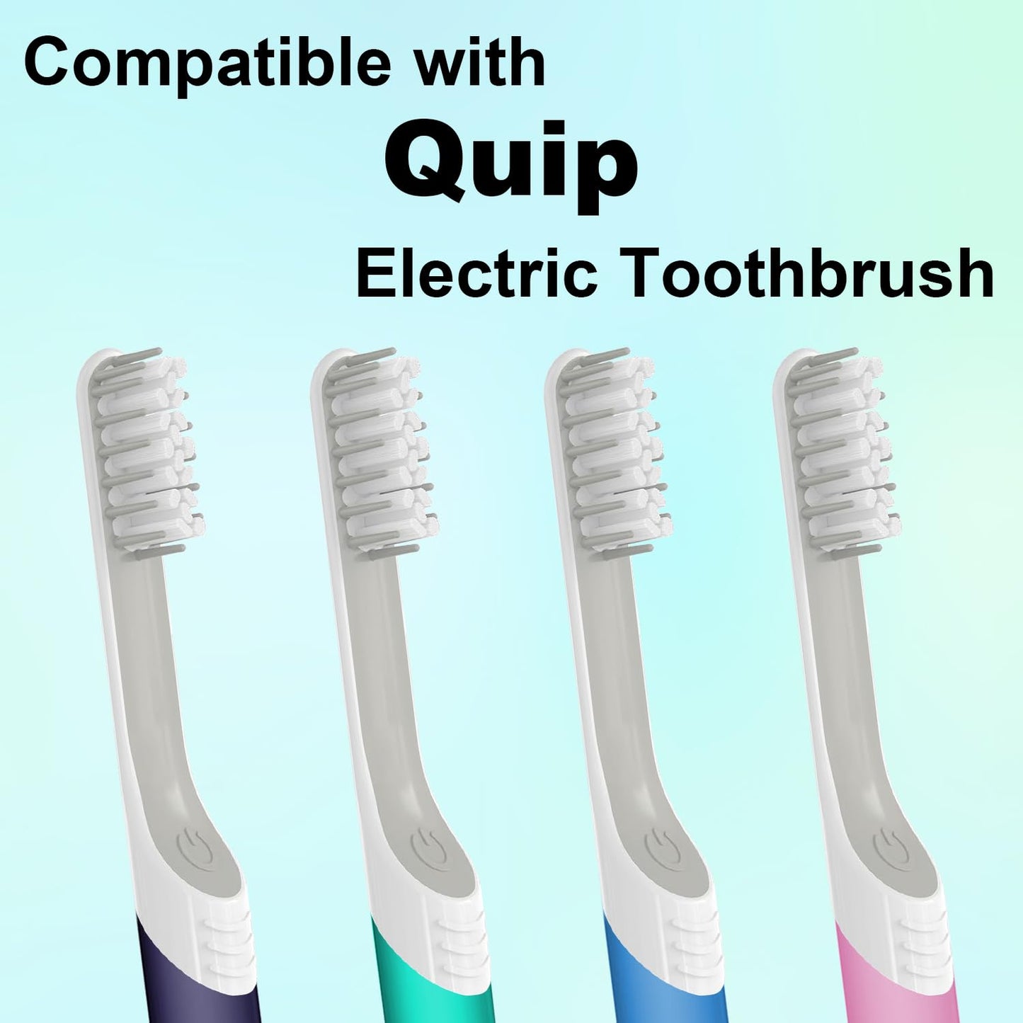 Toothbrush Replacement Heads for Quip Electric Toothbrush, SAREAL 6 Pack Replacement Heads Refill and fit Adult Quip Replacement Heads