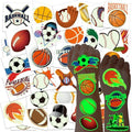 300+ Glow-in-Dark Sports Temporary Tattoos for Kids