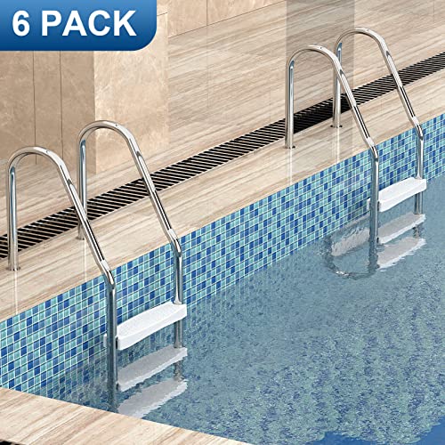Pool Ladder Steps Replacement 3-Pack 18" Heavy-Duty