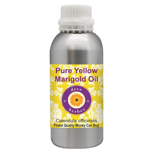 dève herbes Pure Yellow Marigold Oil (Calendula officinalis) Infused 300ml (10 oz)