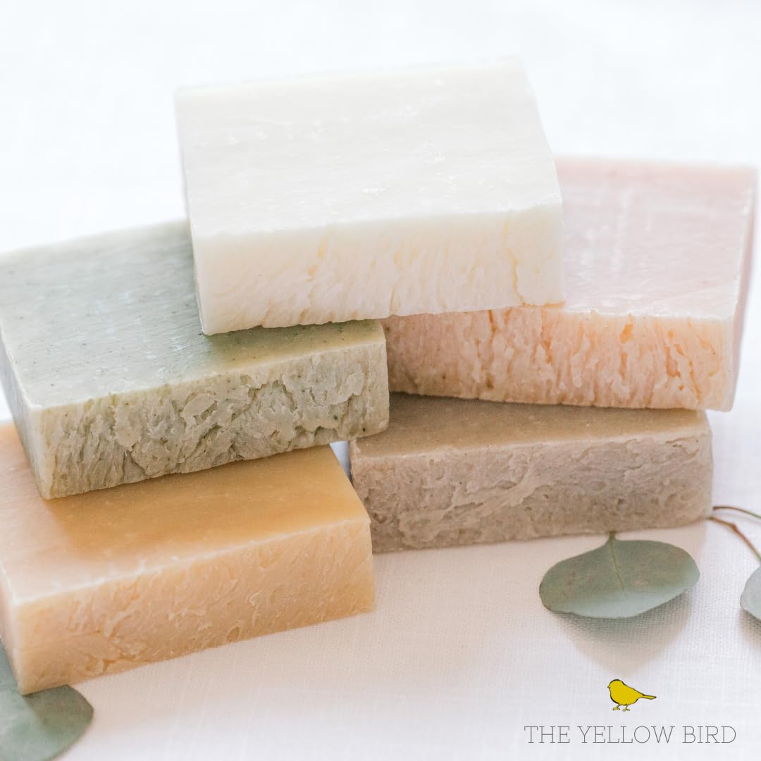 The Yellow Bird Natural Bar Soap (Unscented, 2 Bar Pack)