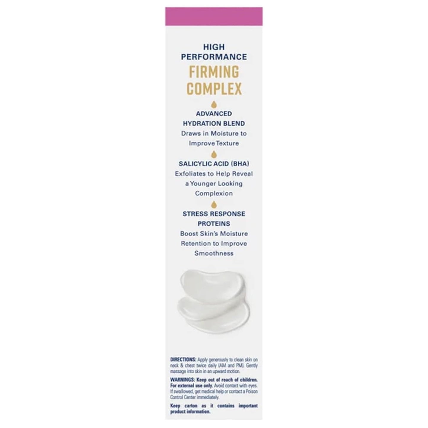 Gold Bond Neck & Chest Firming Cream 2 oz, Clinically Tested Skin Firming Cream (Pack of 2)