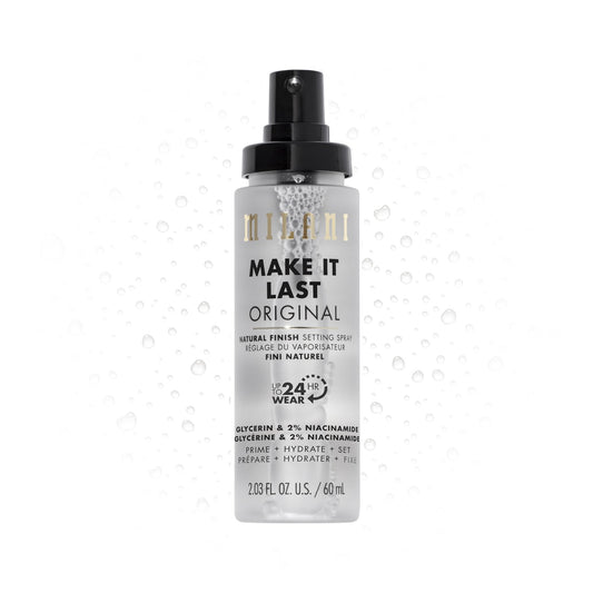 Milani Make It Last Original - Natural Finish Setting Spray 3-in-1 Setting Spray and Primer- Prime + Correct + Set Makeup Finishing Spray and Primer - Long Lasting Makeup Primer and Spray 2.03 Fl. Oz