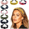 DRESHOW 8 Pack Knotted Wide Turban Headbands for Women
