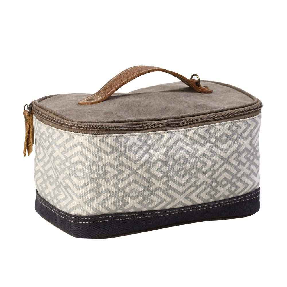 Myra Bag X Design Upcycled Canvas Shaving Kit Bag S-1195