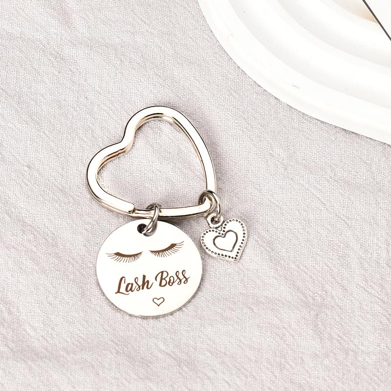 Lash Boss Keychain - Stainless Steel Beauty Tech Gift