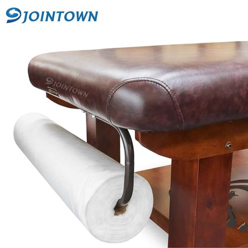 Disposable Massage Table Sheets -71" x 31.5" x 50 Sheets/Roll, 30 g/㎡-1 Roll Non woven Bed Sheets with Face Hole -Soft and Durable Table Cove Ideal for Spa, Massage Table, Tattoo, Waxing Table