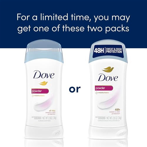 Dove Invisible Solid Antiperspirant Deodorant Stick 2.6 oz 2-Pack for Women