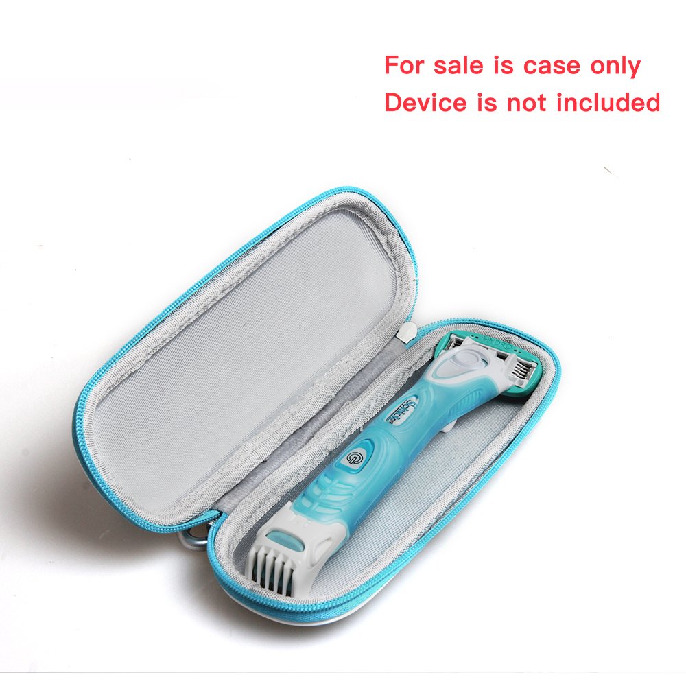 Hermitshell Hard EVA Protective Travel Case Carrying Blue Fits Schick Hydro Silk TrimStyle Moisturizing Razor Women Bikini Trimmer