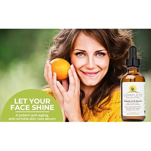 Natural Best Vitamin CE Serum - 2 oz With Ferulic,Hyaluronic Acid, Vitamin C 15% - Made In USA