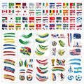 World Cup 2026 Soccer Temporary Tattoos, 58 Sheets Waterproof