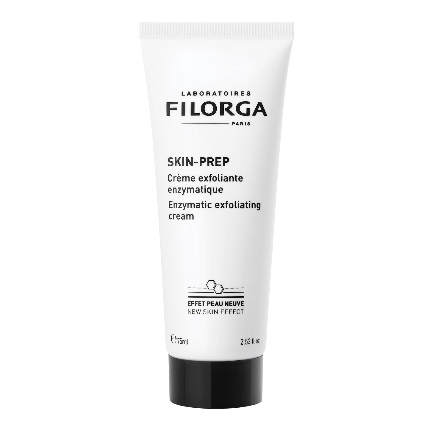 Filorga Skin-Prep Enzymatic Exfoliating Cream Face Cleanser with Papain Enzymes and Volcanic Sand Particles to Tighten Pores, Clean Skin, and Boost Skin Quality, 2.53 fl. oz.