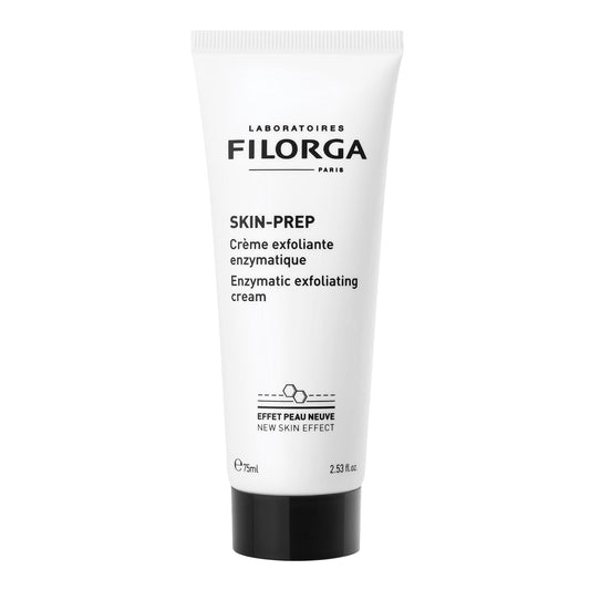 Filorga Skin-Prep Enzymatic Exfoliating Cream Face Cleanser with Papain Enzymes and Volcanic Sand Particles to Tighten Pores, Clean Skin, and Boost Skin Quality, 2.53 fl. oz.