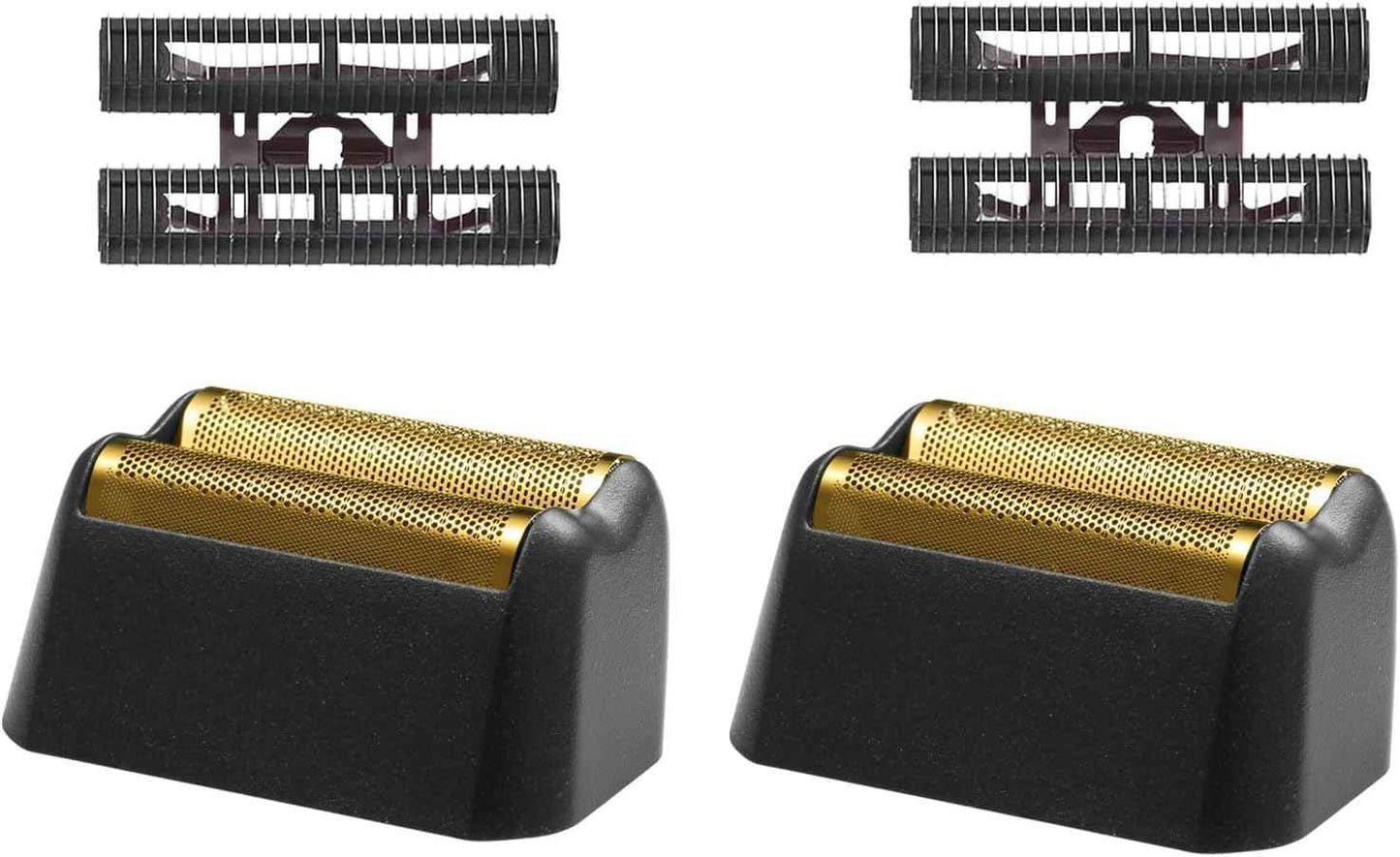 Pro 5 Star Series Finale Shaver Replacement Foil and Cutter Bar Assembly Compatible with wahl Shaver Model 7031-100/7043-100-For men's shaving- 2Pcs Black