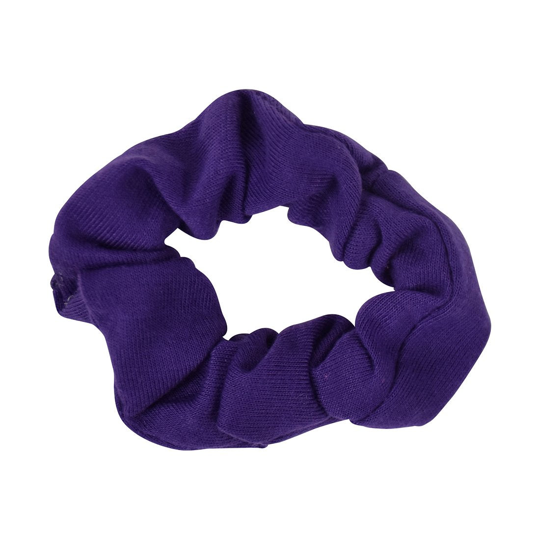 Small Scrunchies Cotton Hair Bobble - Set of 3 - Purple