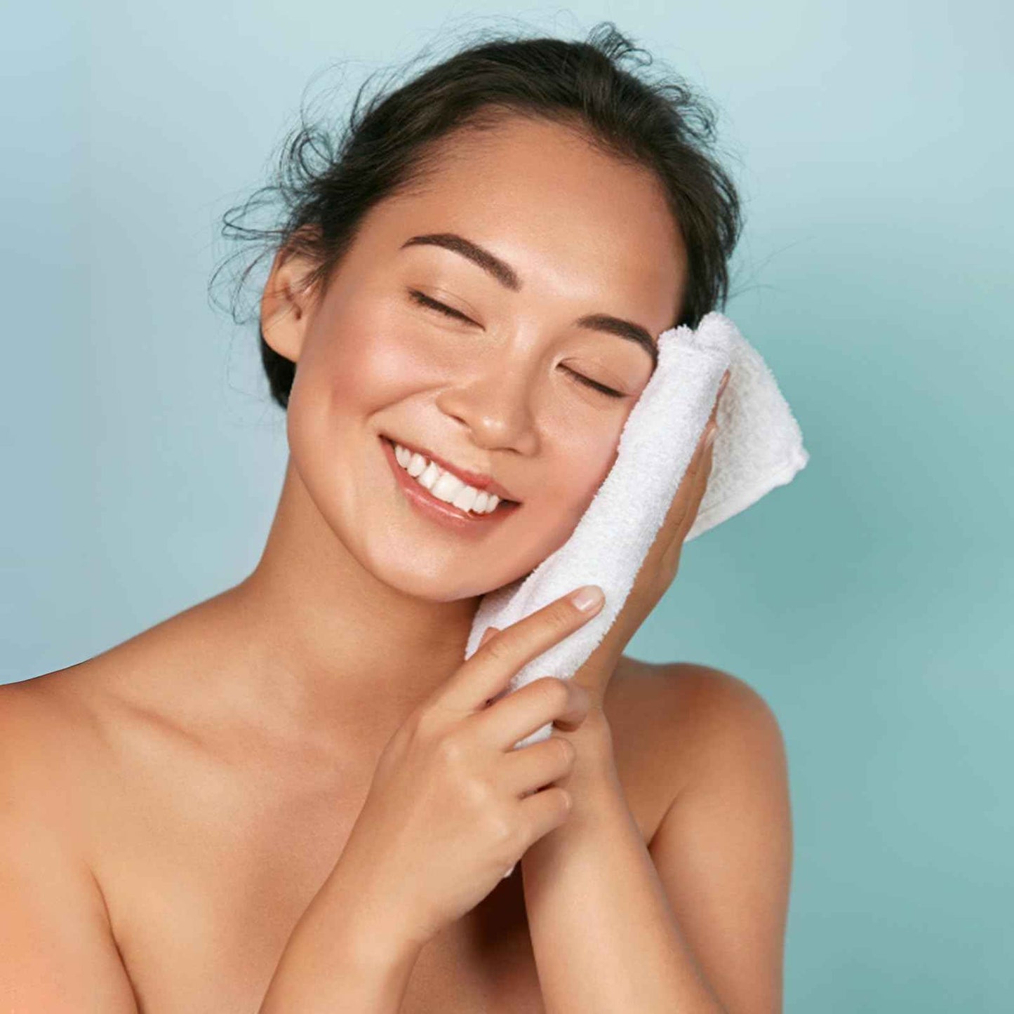 MoNiBloom 12-Piece 100% Cotton Face Wash Cloth Set for Bathroom Home Hotel Spa Gym Yoga Shower Highly Absorbent Ultra Soft Quick-Dry (Lemon Yellow)