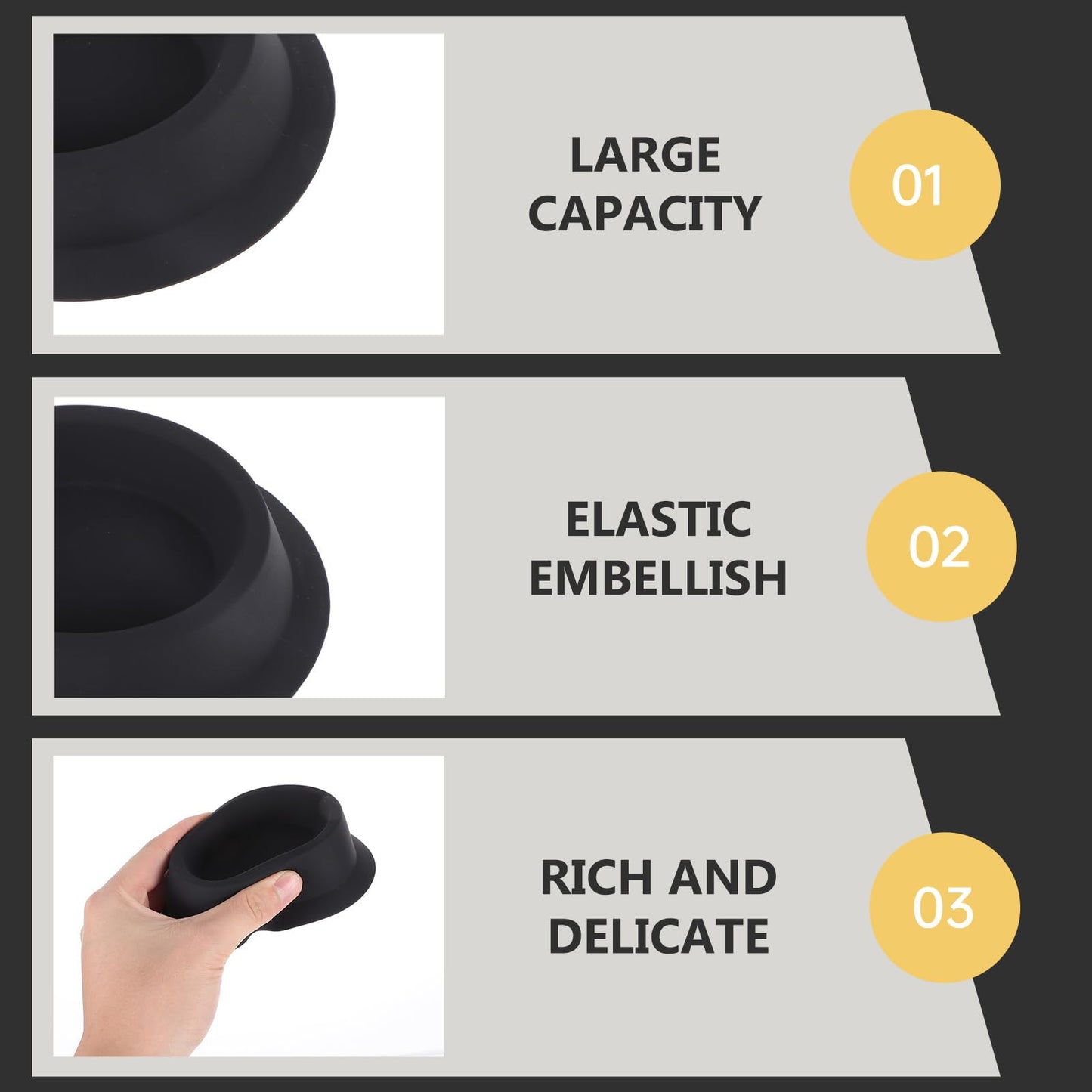 Mipcase Silicone Shave Bowl for Men 5.11X4.33X1.57In Shaving Soap Bowl Barber Accessories Pigeon Nest Design Shaving Mug for Cream Lathering