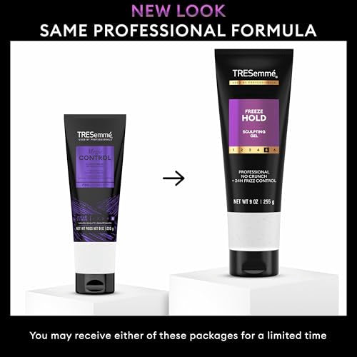 TRESemm? Mega Control Pack of 6 Alcohol-Free Hair Gel for Frizz Control with Coconut Oil 9 oz