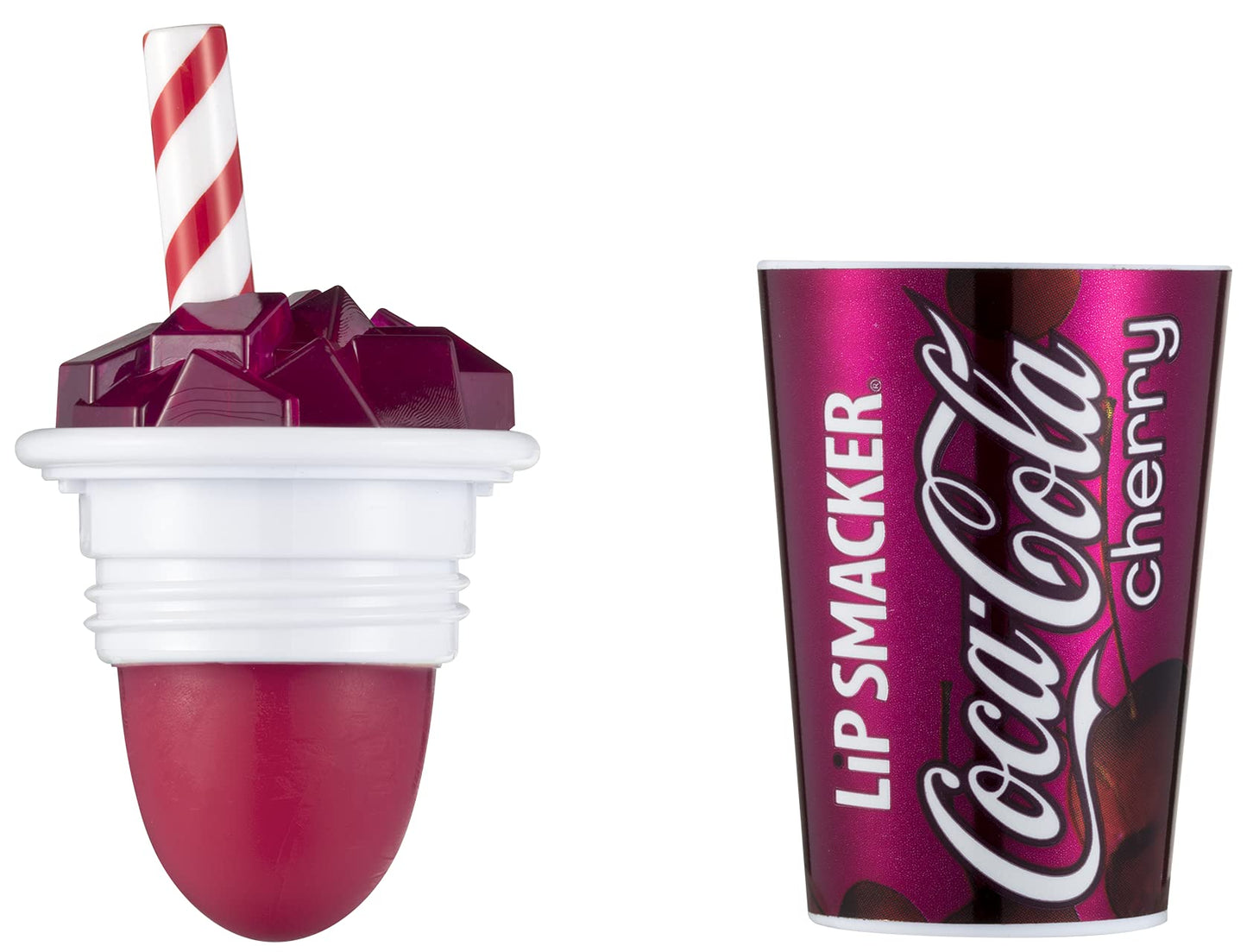 Lip Smacker - Coca-Cola Cup Collection - Classic Cherry Coke Cup Lip Balm for Kids - Cherry Coke Flavour - Sweet Gift for Your Friends - Single Pack