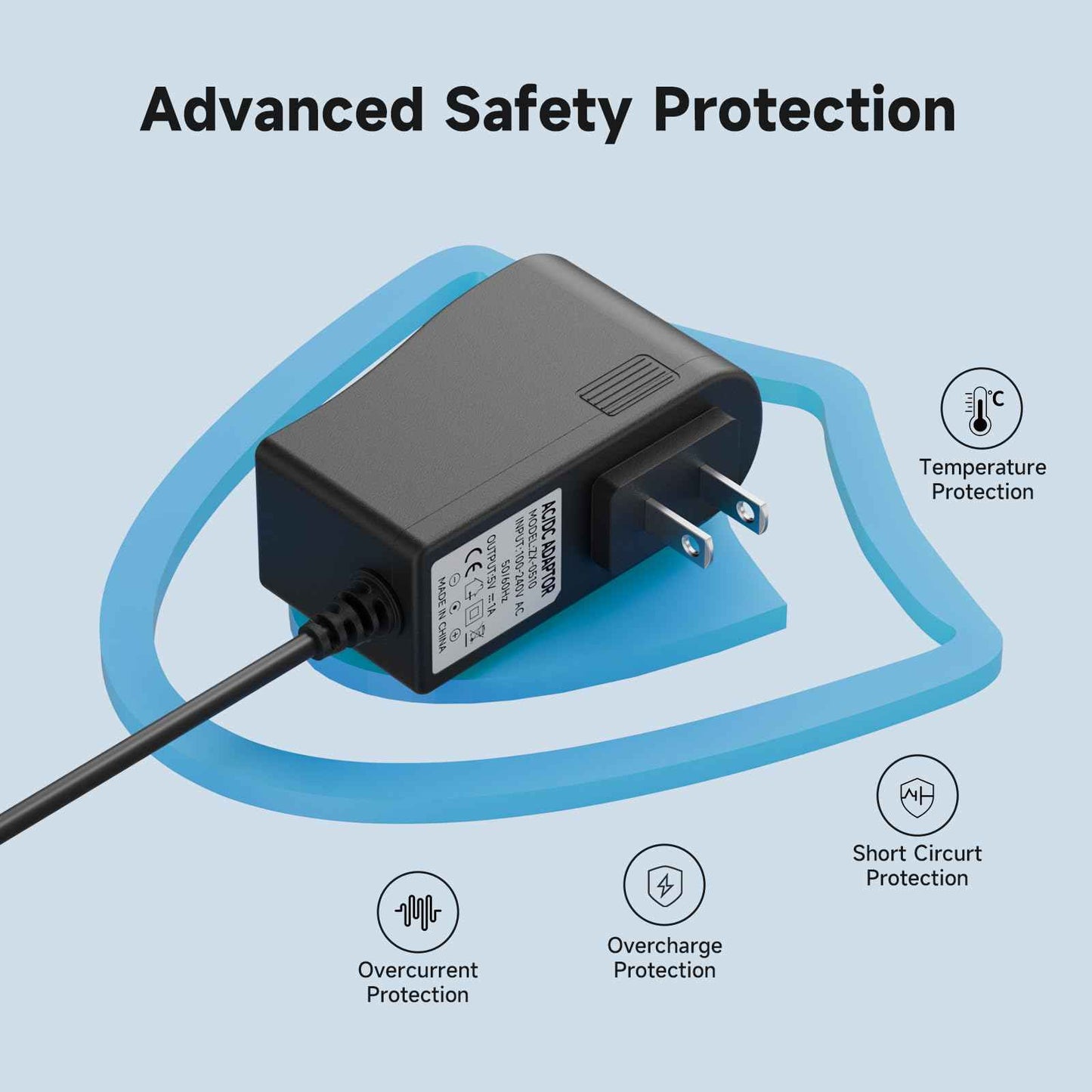 Replacement for Meridian Trimmer Charger, Charging Cord Compatible for Meridian Trimmer Original M2B M2C M2A M2G,Grooming Electric Shaver Trimmer 5V 1A Power Cord Adapter