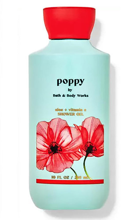 Bath & Body Works Signature Collection Shower Gel For Women 10 Fl Oz (Poppy)