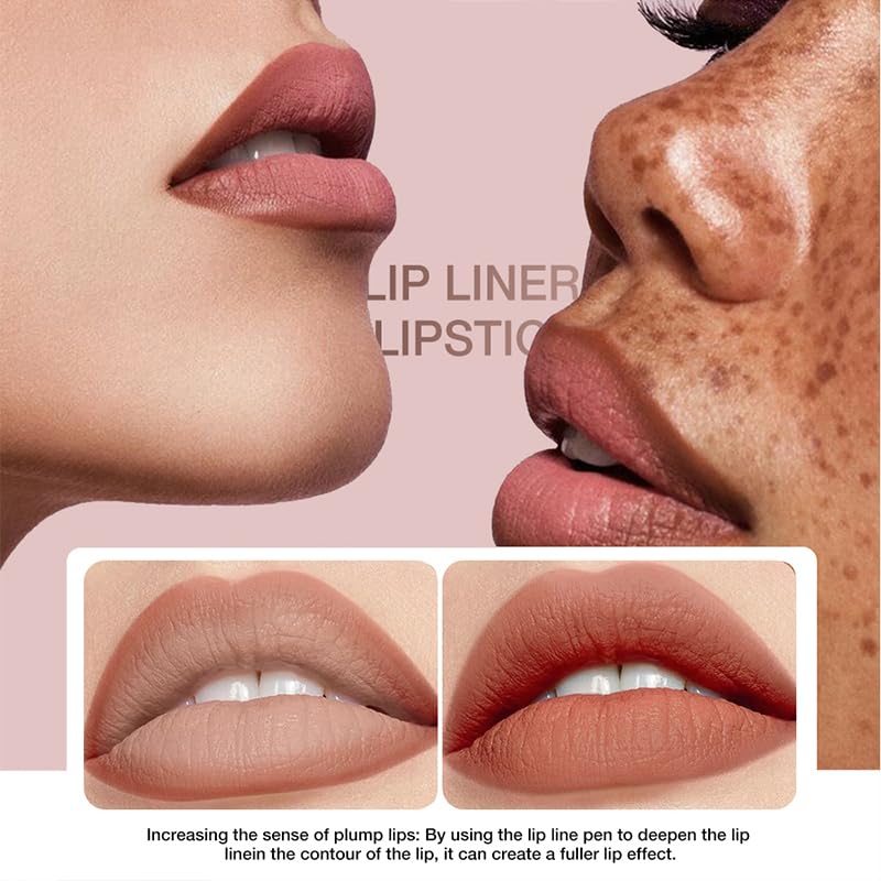 LIONDANCE Matte Crayon Lipstick Set 6pcs - Long Lasting