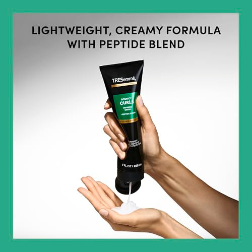 TRESemmé Bouncy Curls Defining Hair Cream with Peptide Blend, 9 oz