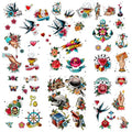 51 Retro Temporary Tattoos - Vintage Designs for Adults & Kids