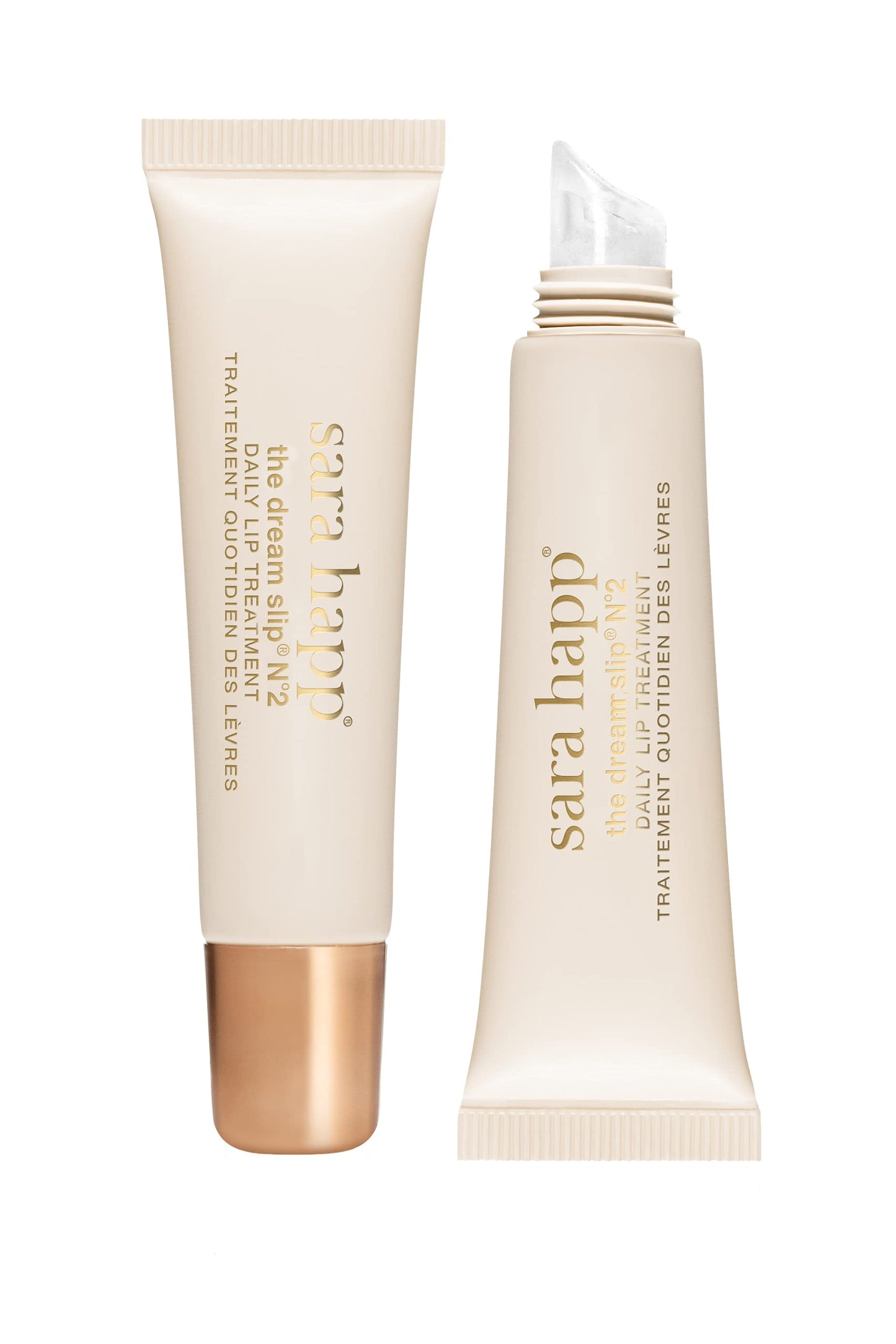 Sara Happ The Dream Slip No.2 Daily Lip Treatment - Deeply Hydrate, Repair and Soothe Lips with Botanical Oils, Butters and Ultra-Hydrating Hyaluronic Acid All Day & Night, 0.45 oz.