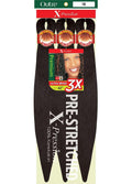 [5 PACK DEAL] Outre X-PRESSION Ultra Braid Pre-streteched Braid 42" 3X (5 Packs, Shocking Pink)