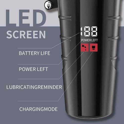 KOMINGDON Beard Trimmer for Men Professional,Liners Trimmer Hair Clippers, Precision Edgers Barber Clippers,Zero Gapped T-Blade Hair Trimmer Kit with LCD Display, Hair Cutting Mustache Facial