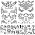 Waterproof Temporary Chest Tattoos for Women - 8 Sheets
