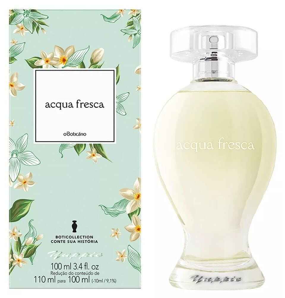 O Boticário Acqua Fresca Boticollection Eau de Toilette | Long-Lasting, Fruity and Citrus Fragrance Perfume for Women, 3.4 Ounce