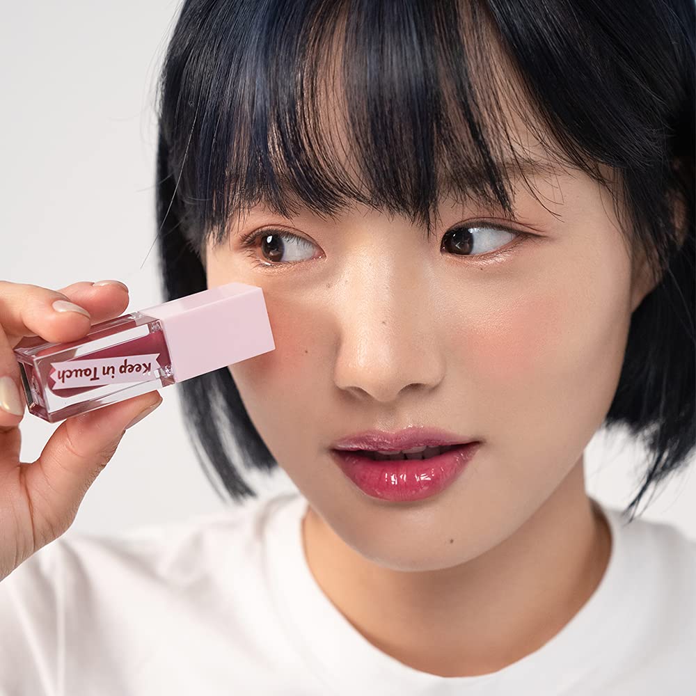 KEEPINTOUCH Jelly Plumper Tint (P04 Purple Rain) | Non-Sticky, Long-Lasting Lip Gloss | Vegan and Cruelty-Free Korean Lip Tint