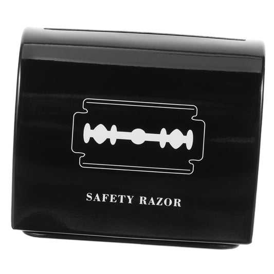 HAKIDZEL razor container blade Disposal box Disposable shaving blade disposal holder stainless steel box blades kickstand razor blade bank Stainless steel storage bucket razor blade