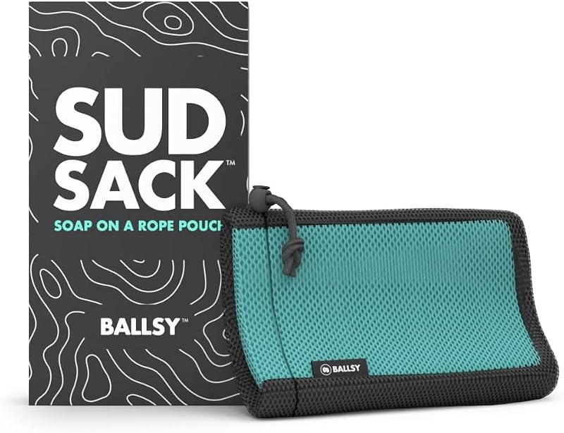 Ballsy Sud Sack Bar Soap Bag | Exfoliating Pouch for Men
