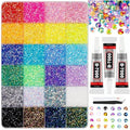 40000 AB Rhinestones Flatback Gems - 3mm Bedazzling Kit w/ B7000 Glue