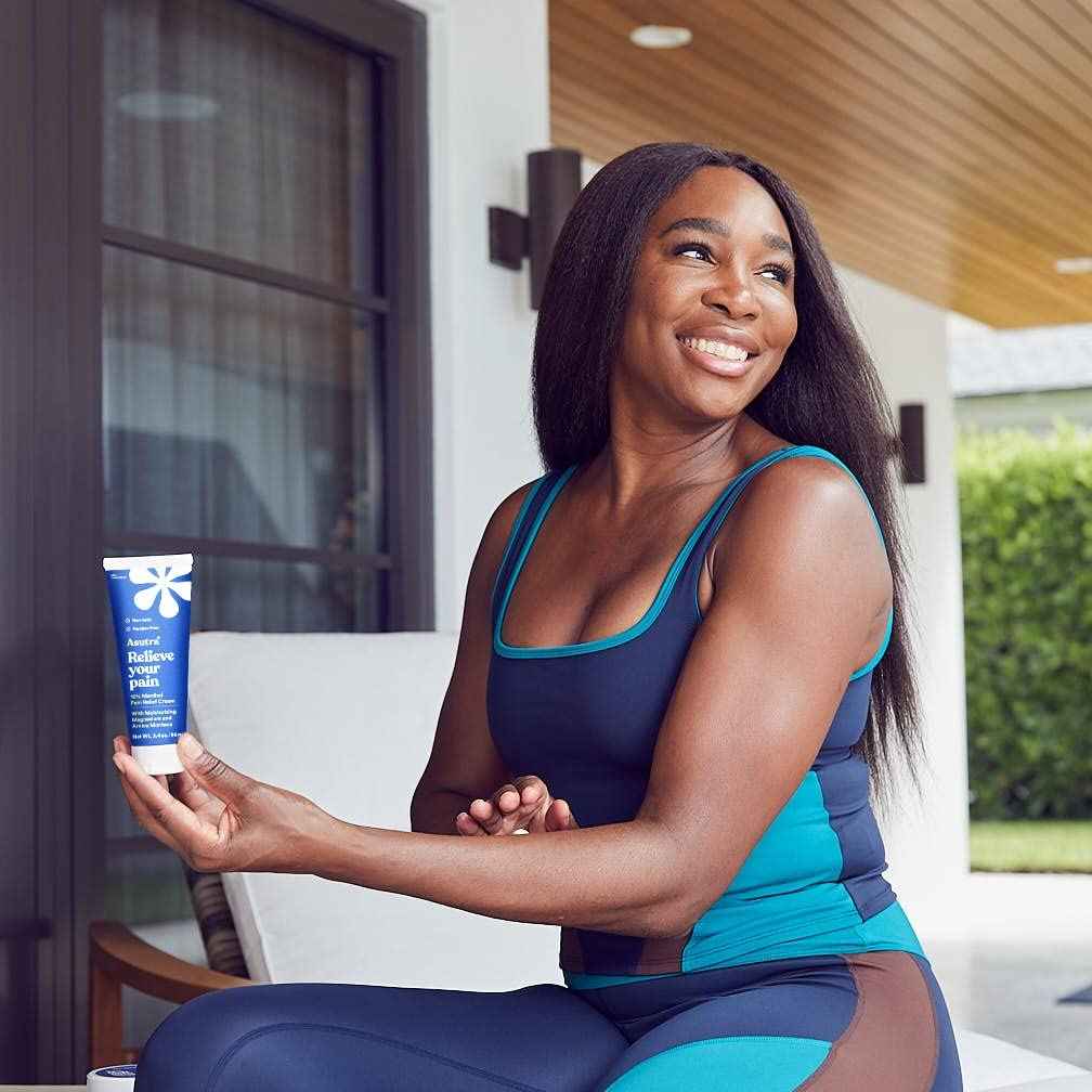 ASUTRA Muscle Pain Relief Cream 3.4 oz | Cooling Menthol with Moisturizing Magnesium and Arnica Montana Oil